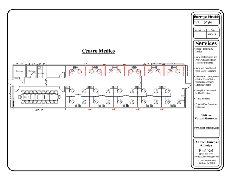 Borrego Health Cathedral City Drawing