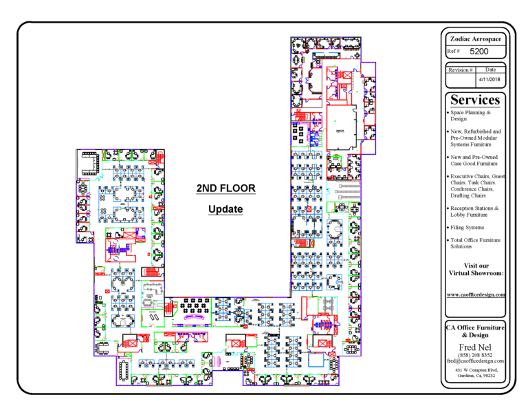 Zodiac Second Floor Drawing
