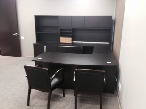 Desk with Two Chairs