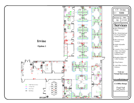 Office Drawing for Chicago Title in Irvine