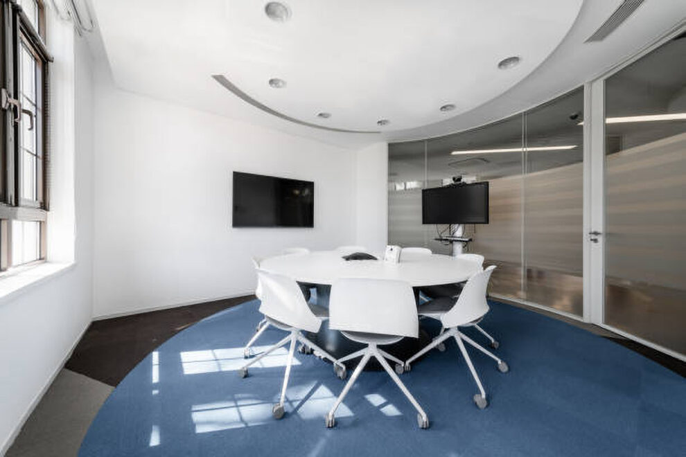 Glass Video Conference Room