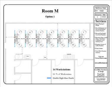 Office Drawing for Baldwin Park Unified School District in Baldwin Park