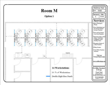Office Drawing for Baldwin Park Unified School District in Baldwin Park