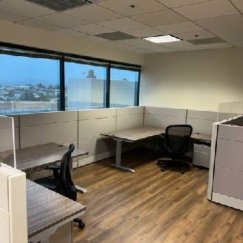 L-Shaped Conference Table